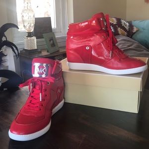 Michael Kors Red High Tops